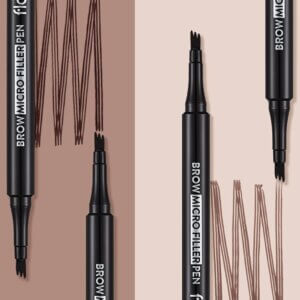 ⁦قلم تحديد الحواجب بني مايكرو فيلر من فلورمار Flormar Brow Micro Filler Pen 03 Brown⁩ - الصورة ⁦3⁩